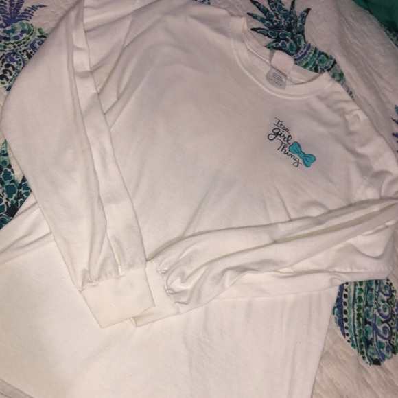 Long Sleeve It’s A Girl Thing Tshirt - Picture 3 of 4